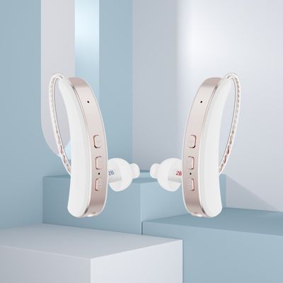 BTE RIC Digital Ear Machine Золотой одиночный слуховой аппарат с снижением шума