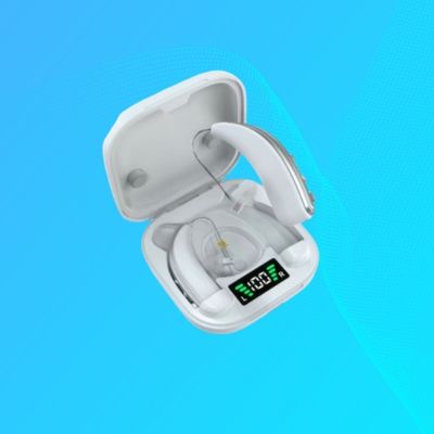 Активные 8-канальные чипы с отключением шума невидимые слуховые аппараты с мощной фиолетовой лампой