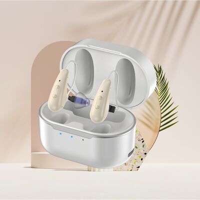 Бежевые или пользовательские аудиослуховые аппараты с сертификацией CE 4 программы, обеспечивающие эффективную слуховую поддержку и комфортную посадку