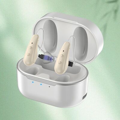 Слуховые аппараты OTC с 5 уровнями, тип BTE, с 16 каналами для улучшения слуха и снижения фонового шума