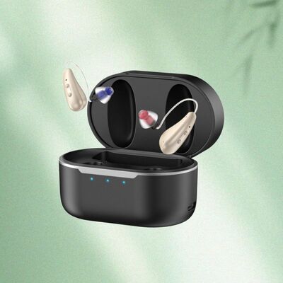 Сертифицированные ЕС слуховые аппараты без рецепта с 5 уровнями регулировки громкости, предназначенные для поддержки умеренной и тяжелой потери слуха, прочные